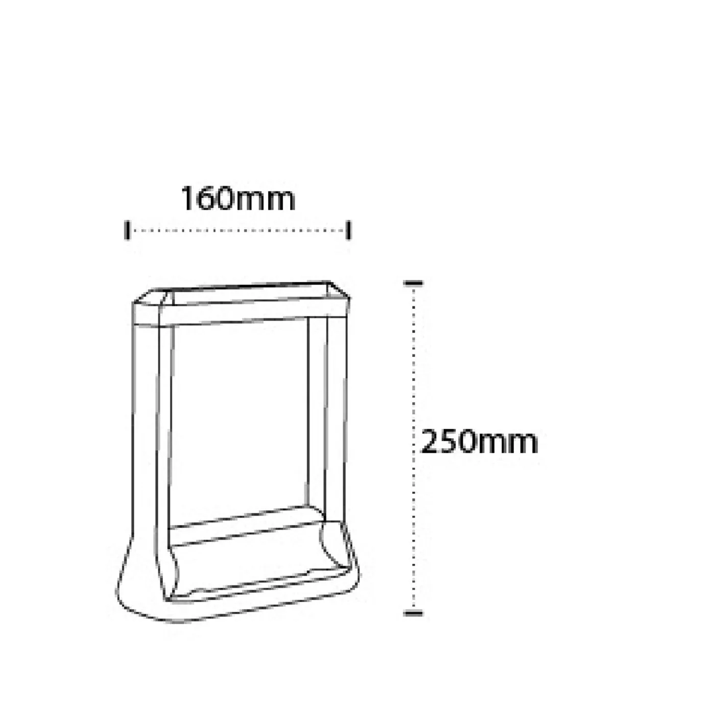 10202-12w-250mm 12w Garden Bollards