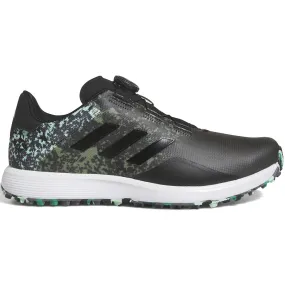 adidas S2G Spikeless  Waterproof BOA 23 Shoes  - Core Black/Core Black/Pulse Mint