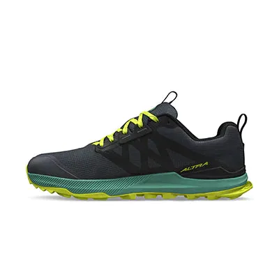 Altra Lone Peak 8 Mens Trail Running Shoe - Black/Green