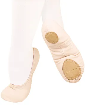 Angelo Luzio Wendy Stretch Canvas Split Sole Ballet Slippers - 246C Girls