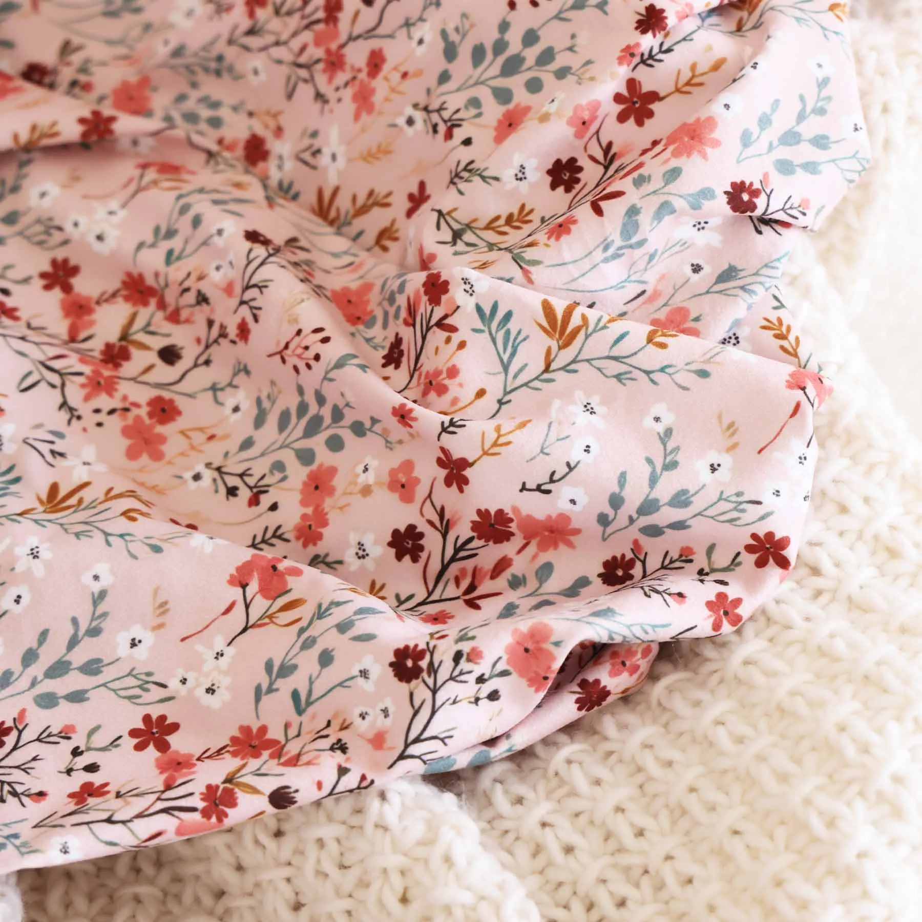 Autumn Blooms Oversized Swaddle Blanket