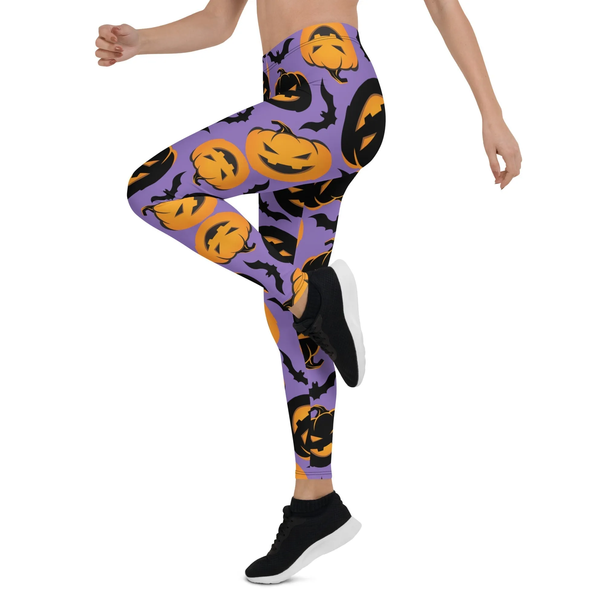 Bats and Jack O'Lanterns Leggings