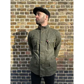 Belstaff - Crosby Forest Motorcycle Waxed Cotton Green - Jacket