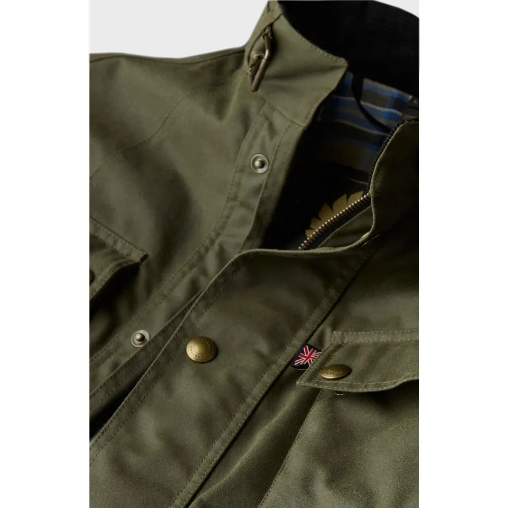 Belstaff - Crosby Forest Motorcycle Waxed Cotton Green - Jacket