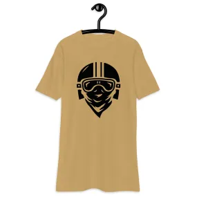 Bike rider in helmet Men’s premium heavyweight tee