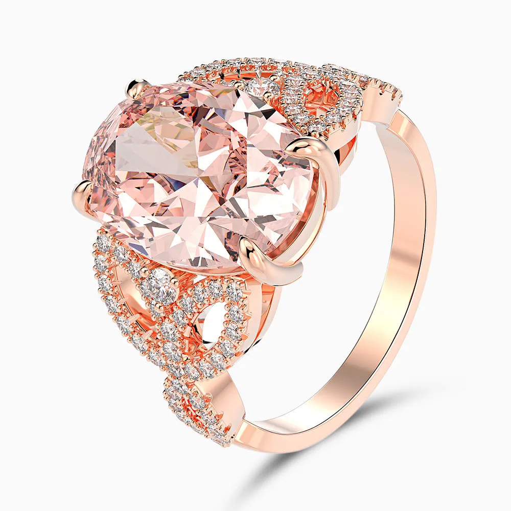 Blushing Rose Ring