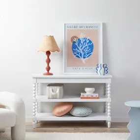 Bobbin Console Table - White