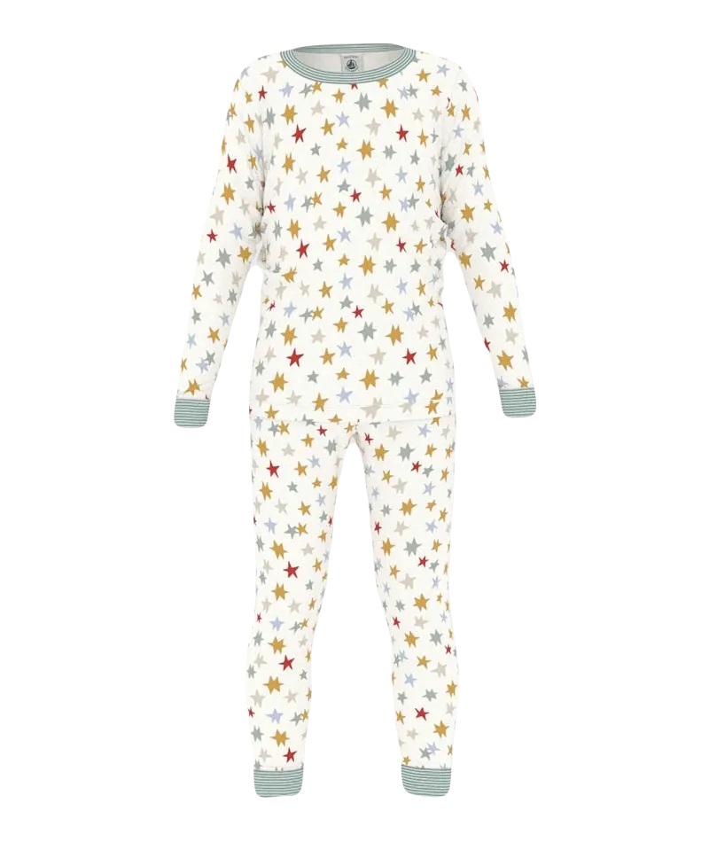 BOY’S LOUNGEWEAR STAR PRINT LS TOP AND PANTS