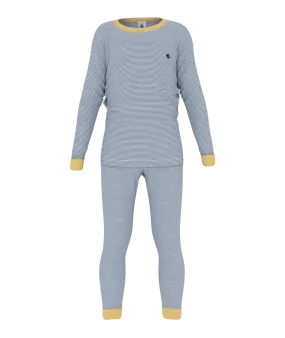 BOY’S STRIPE LS TOP AND PANTS | PETIT BATEAU