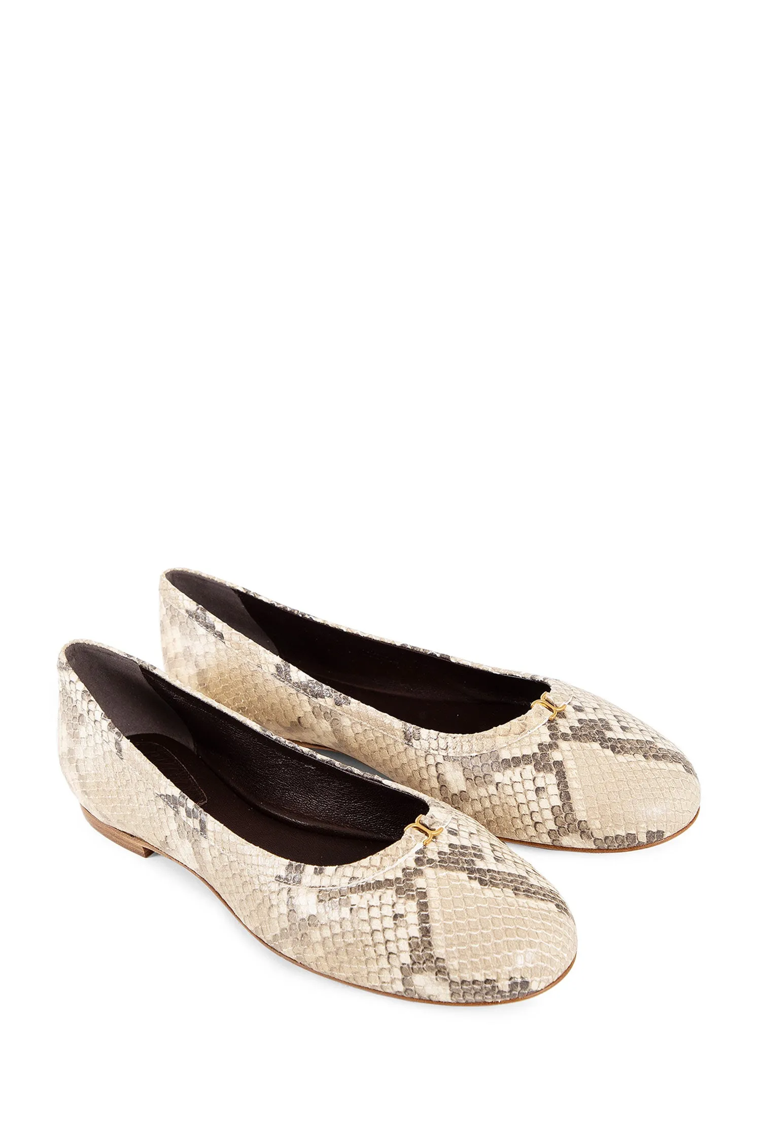 CHLO WOMAN BEIGE FLATS