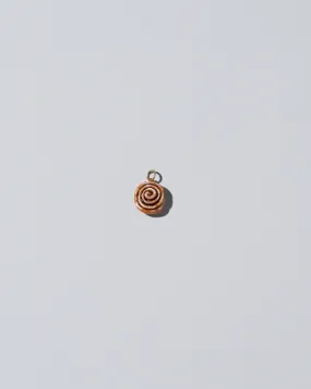 Cinnamon Roll Charm - Enamel