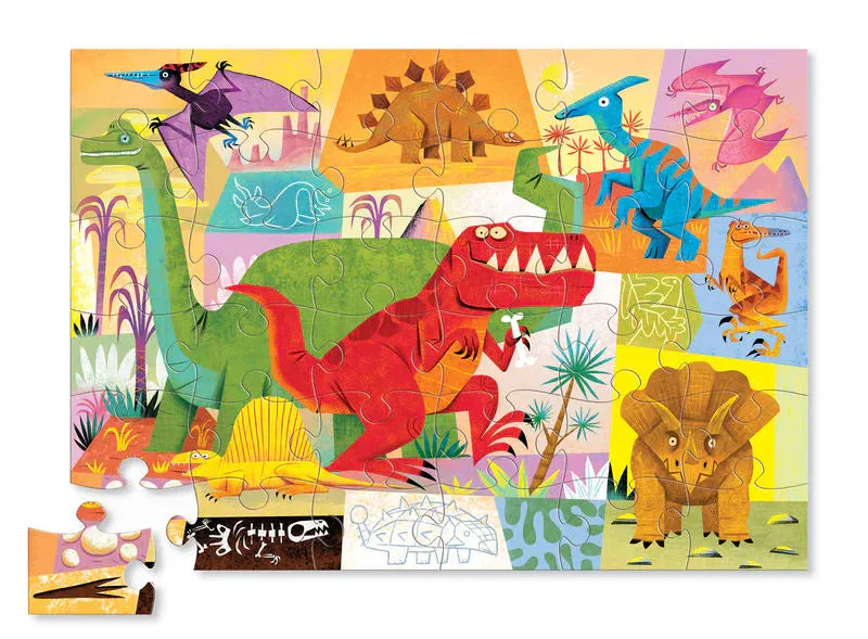 Classic Floor Puzzle 36pc Dinosaur