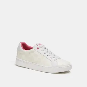 Coach Outlet Clip Low Top Sneaker In Signature Canvas