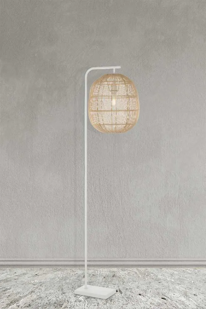 Cottesloe Rattan Floor Lamp