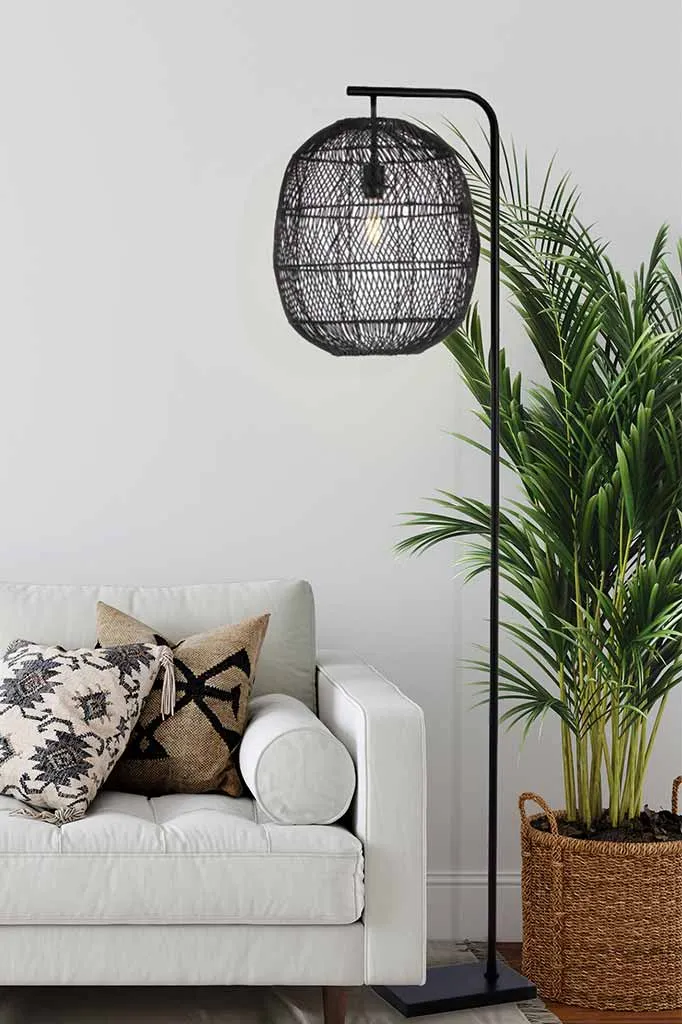 Cottesloe Rattan Floor Lamp