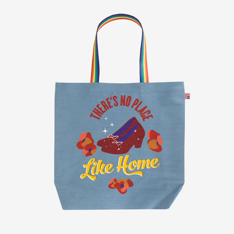 Denim Tote / No Place Like Home