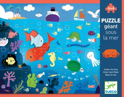 Djeco - Puzzle Giant 32pcs - Under the Sea