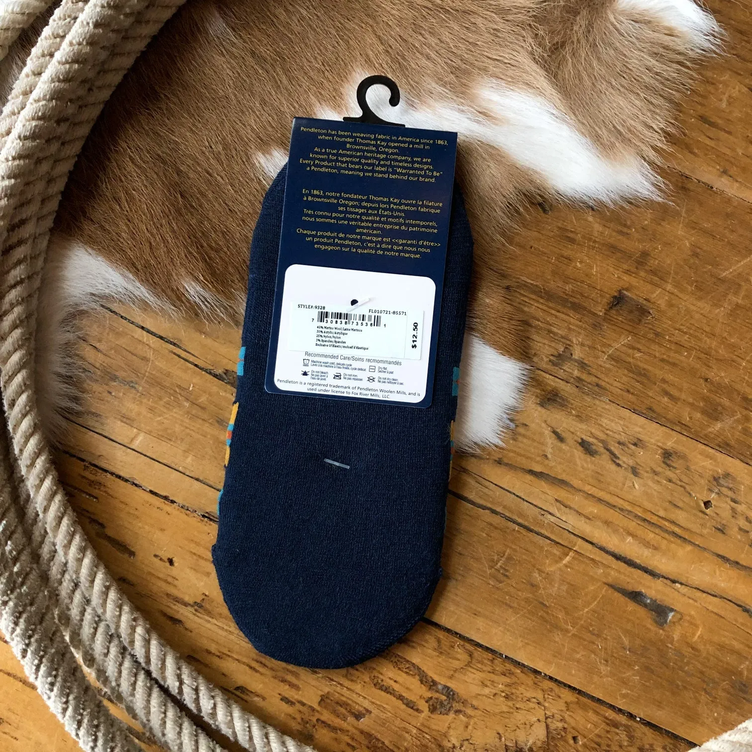 Eagle Pendleton No Show Sock