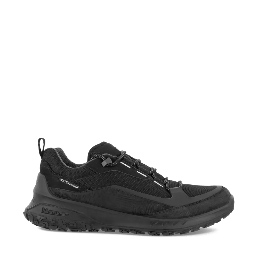 Ecco Men's ULT-TRN Low Waterproof Lace Shoe (Black)