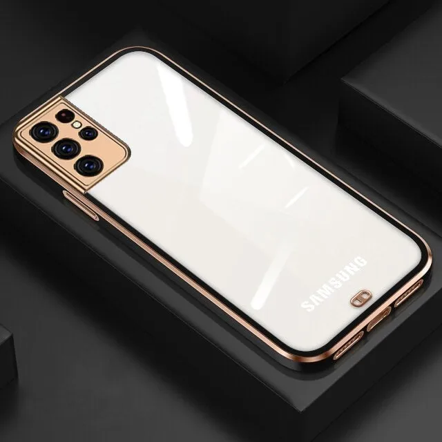 Electroplating Ultra Clear Shining Case - Samsung