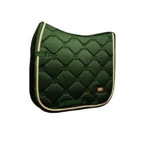 Equestrian Stockholm Dressage Saddle Pad Forest Green COB