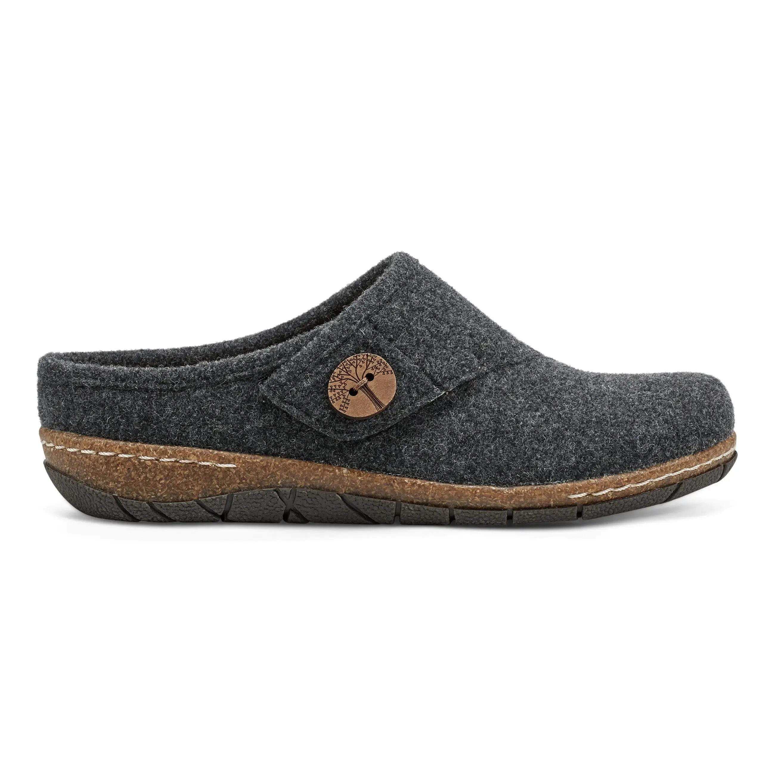 Ezra Round Toe Casual Slip-on Flat Clogs