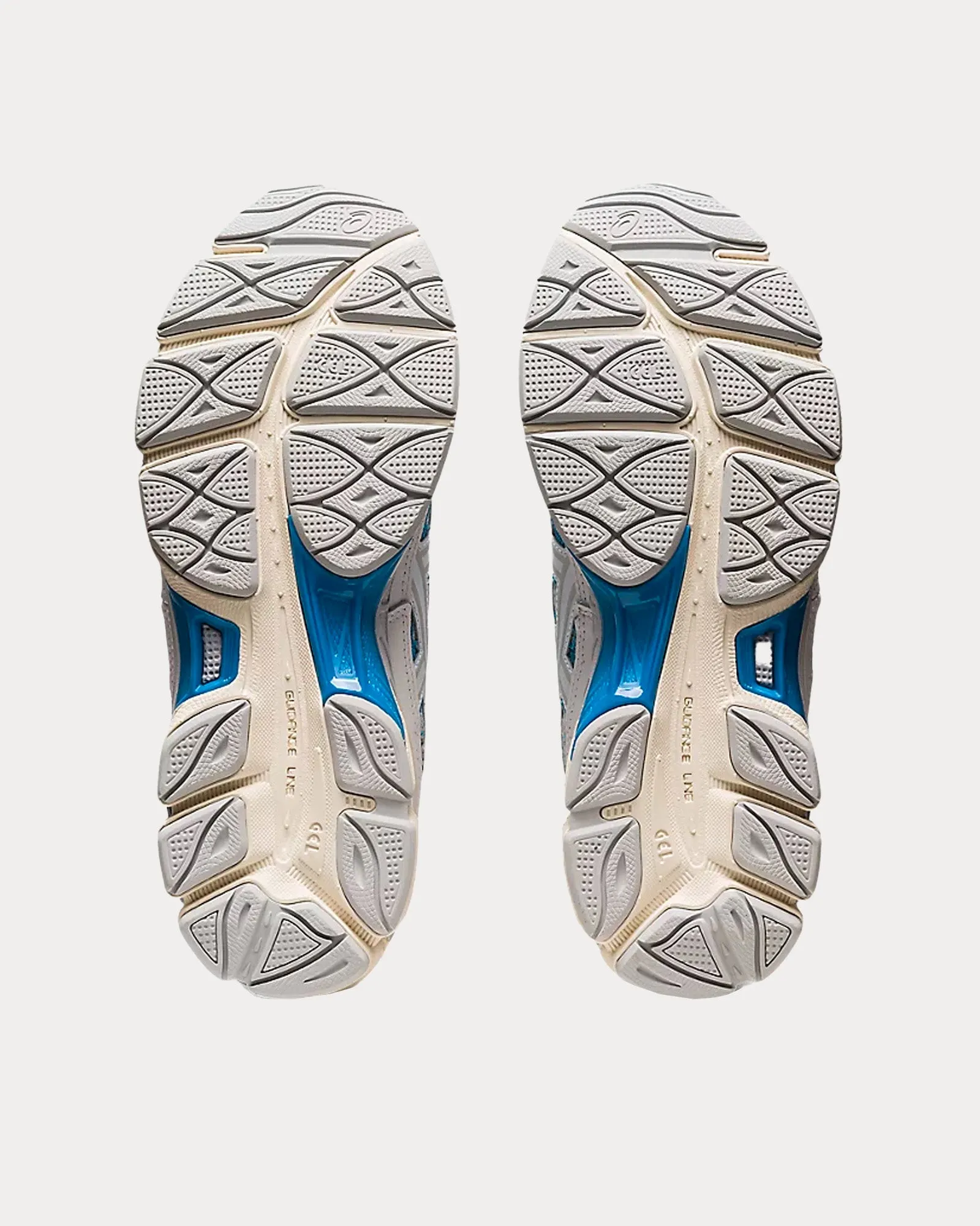 Gel-NYC White / Dolphin Blue Low Top Sneakers