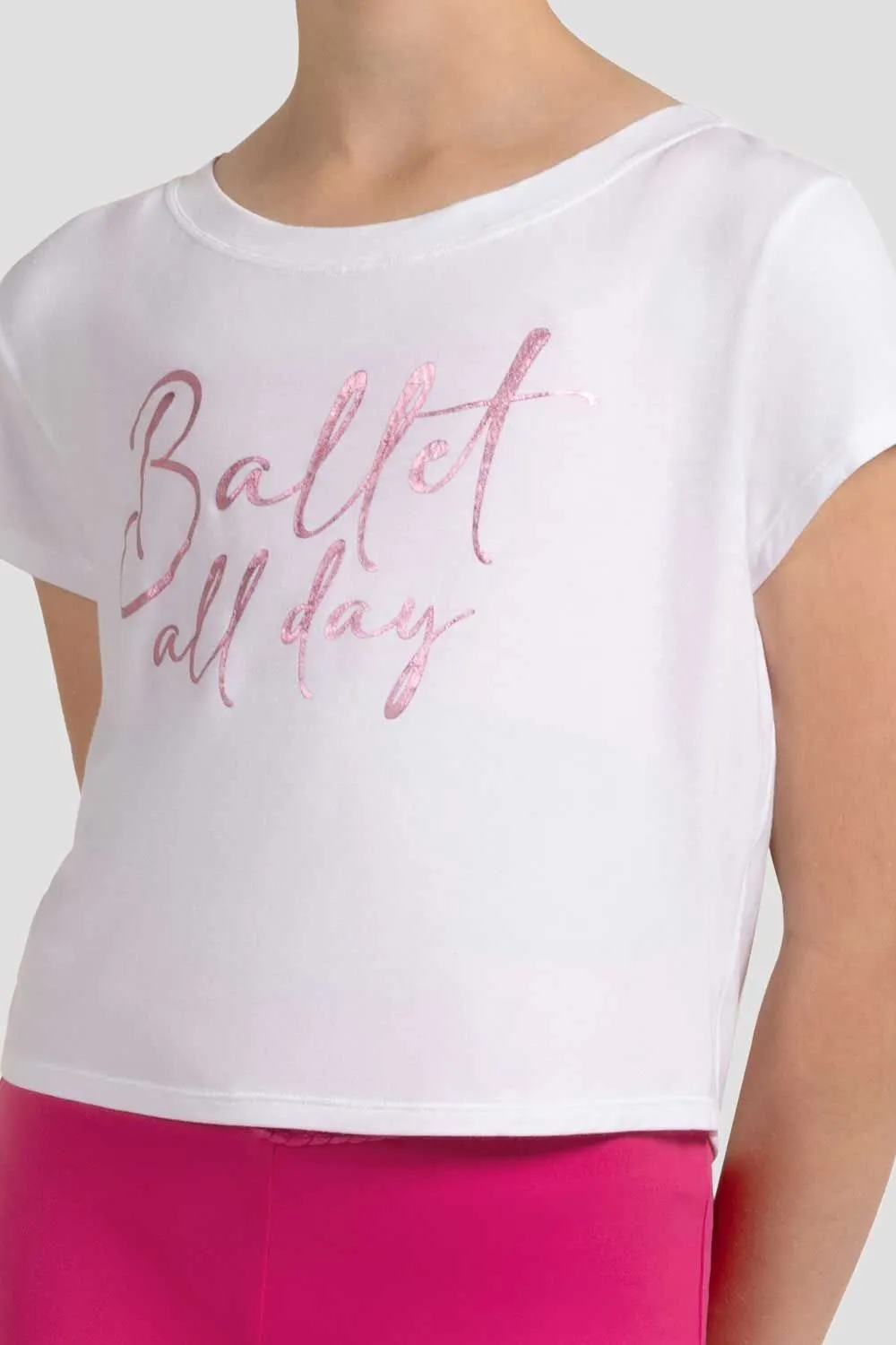 Girls Mirella Ballet Print Top