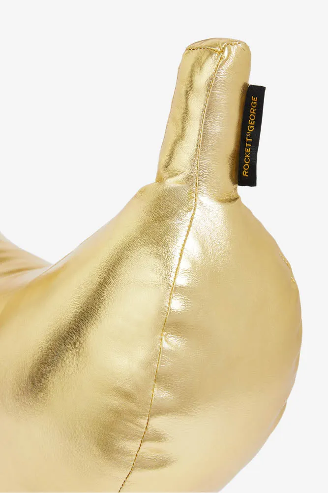 Gold Banana Cushion