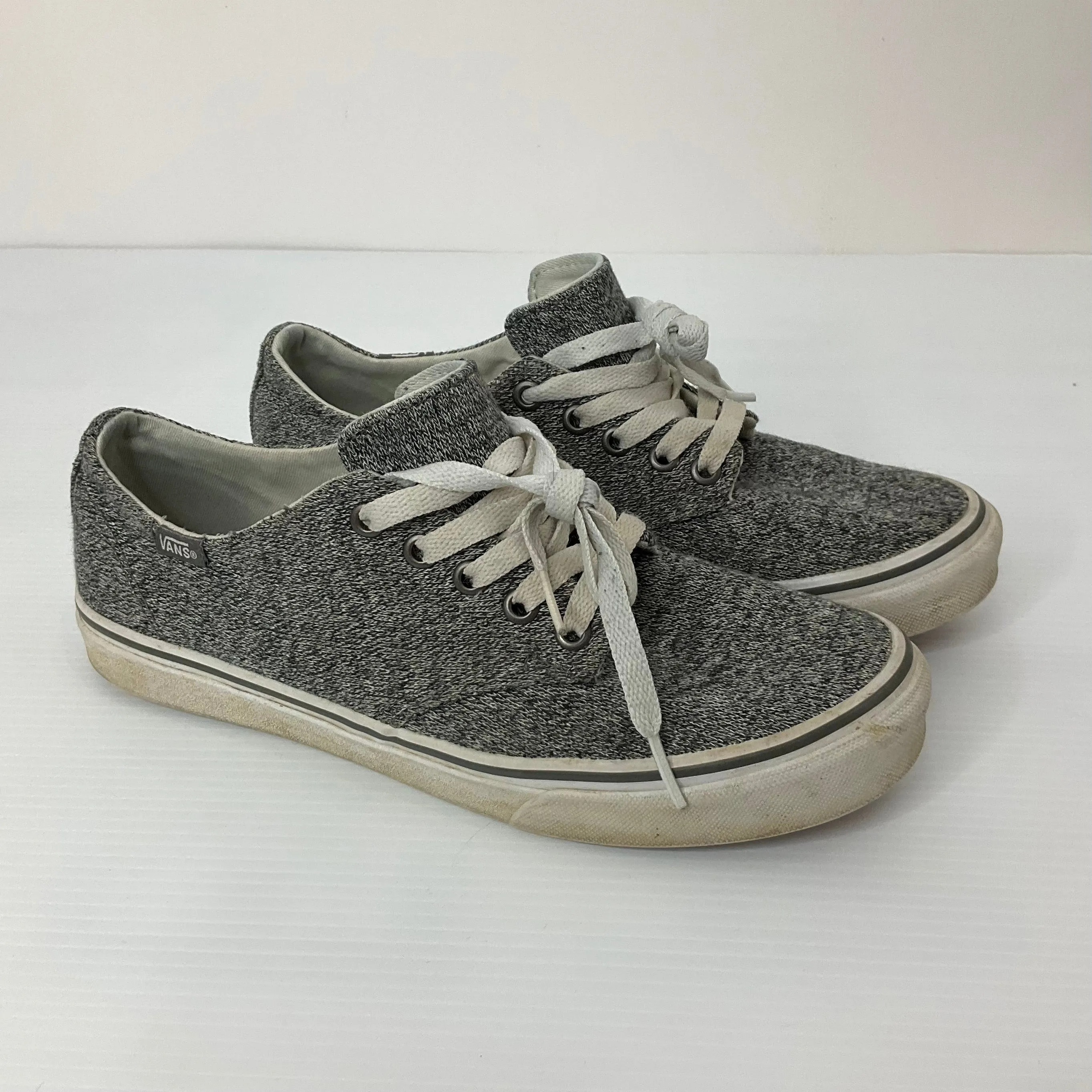 Grey Shoes Sneakers Vans, Size 8.5