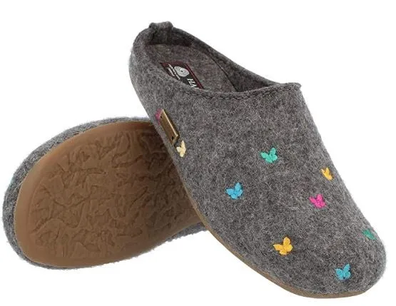 Haflinger Everest Farfalline Wool Slippers