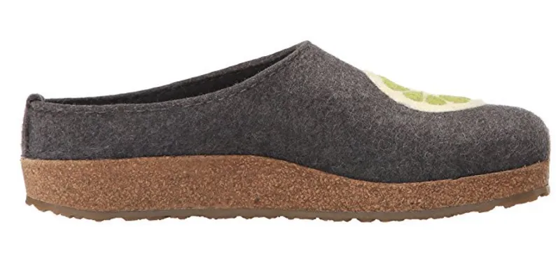 Haflinger Women's Grizzly Lemon Boiled Wool Clog