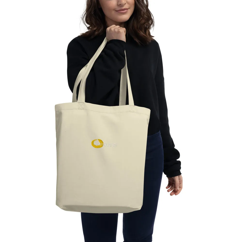 Happier Outside Tote Bag by Ecoconscious