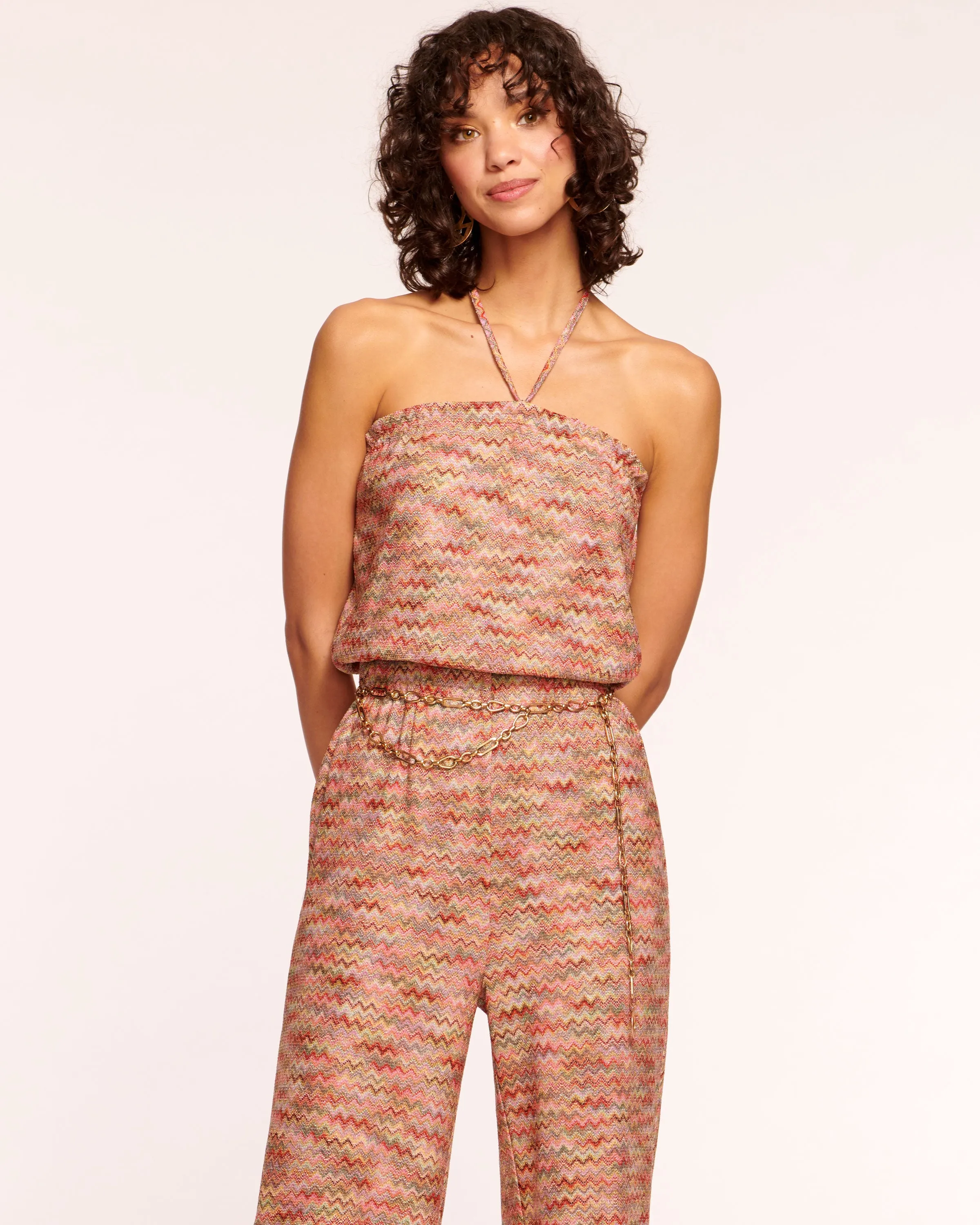 Iva Knit Halter Jumpsuit