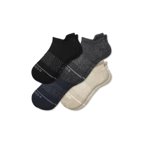 Men's Merino Wool Blend Ankle Sock 4-Pack