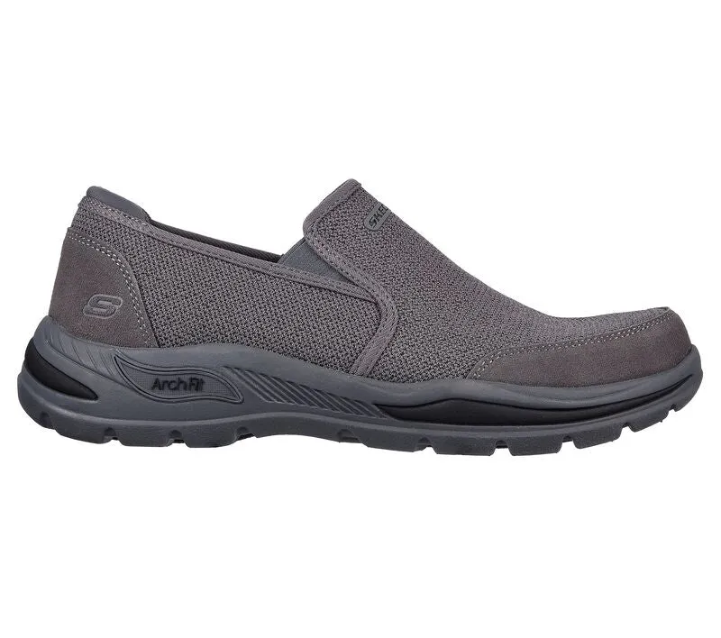 Men's Wide Fit Skechers Motley Ratel 204509 Arch Fit Trainers