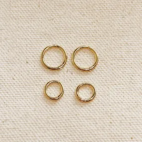 Mini Seamless Clicker Hoop Earrings