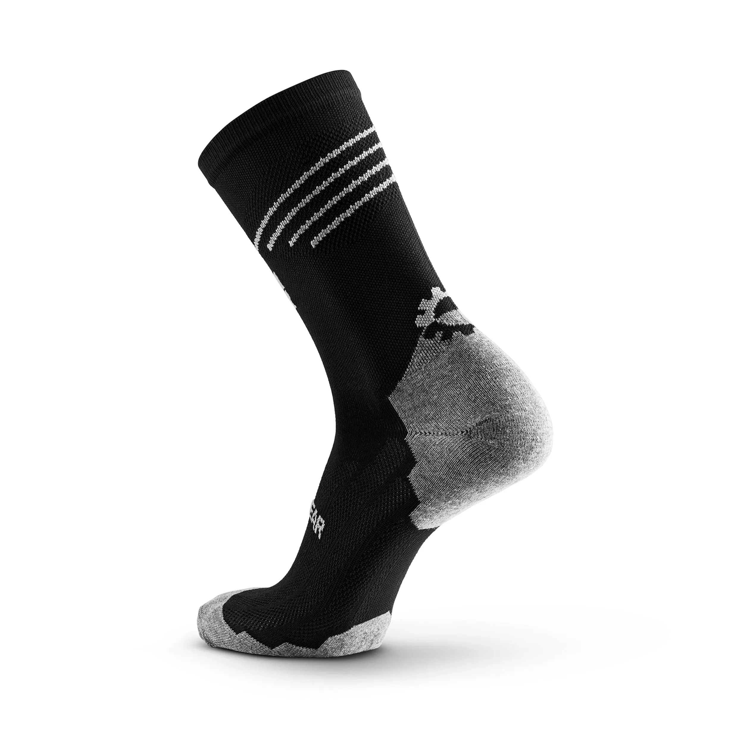 Mountain Biking (MTB) Sock - Black/Gray