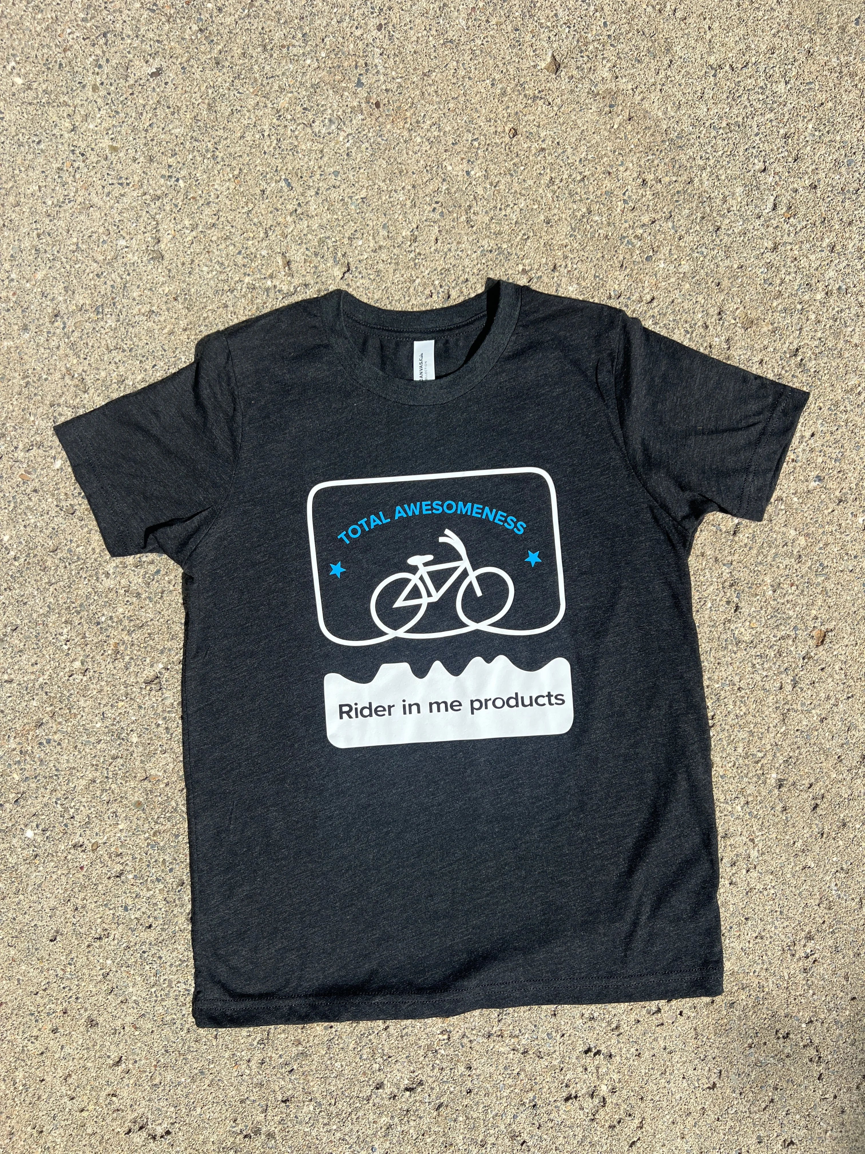 New RIM Youth Total Awesomeness Black/White/Blue T-shirt