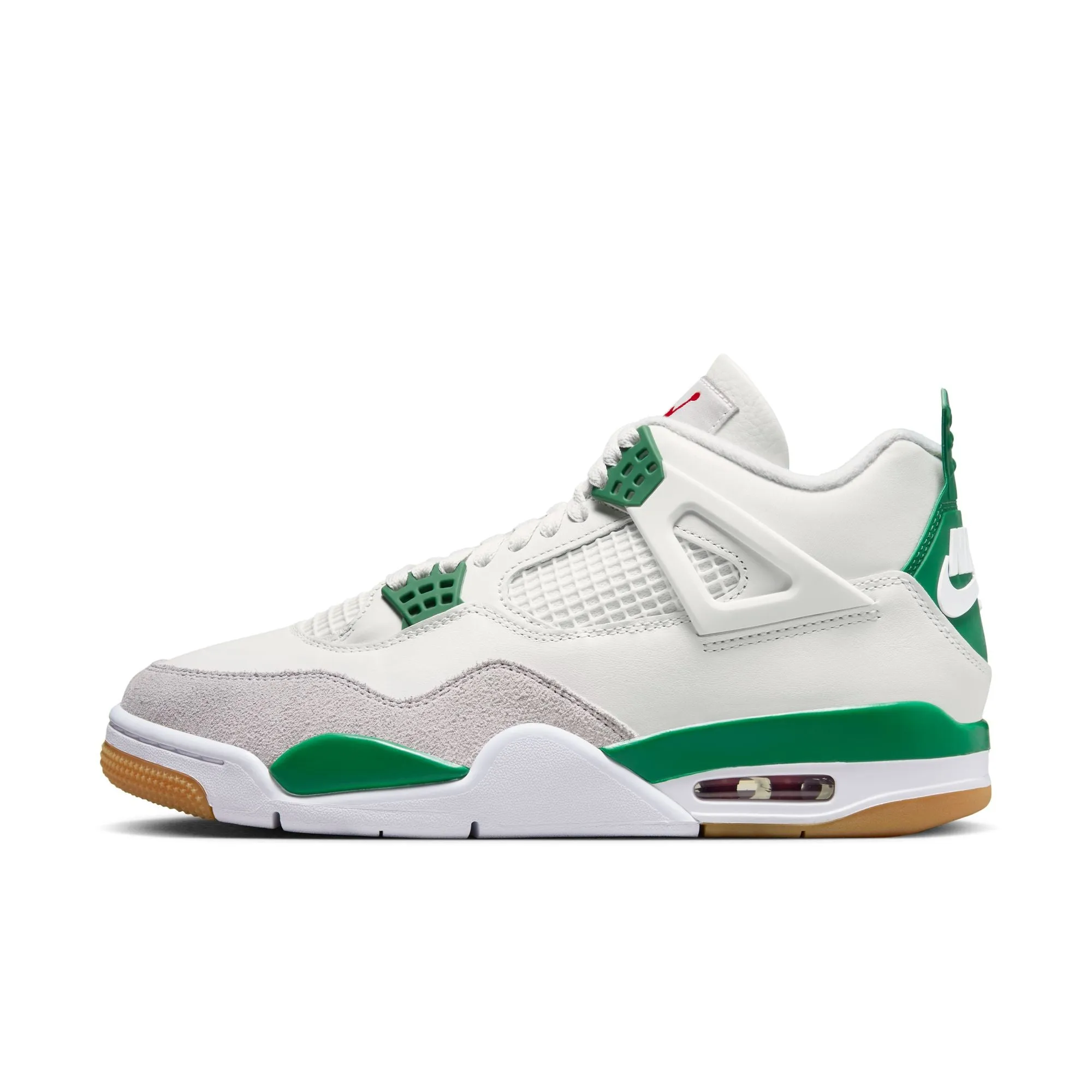 NIKE SB X AIR JORDAN 4 SAIL / WHITE / PINE GREEN / NEUTRAL GREY