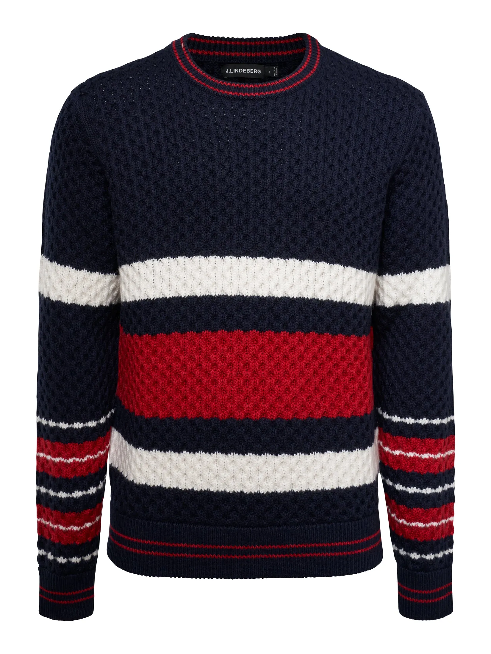 Orion Color Block Crew Neck / JL Navy