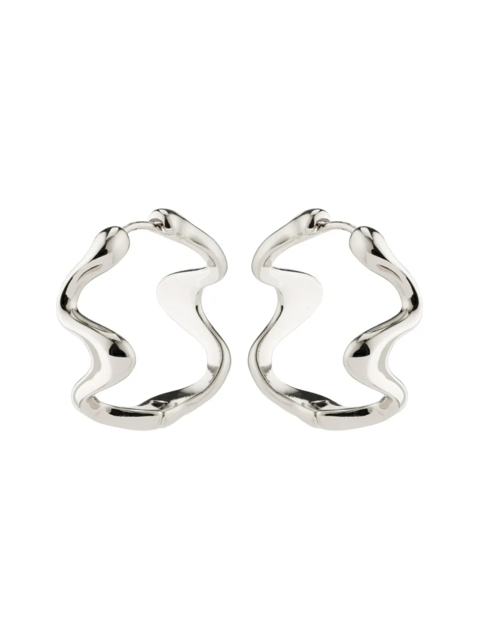 PILGRIM Moon Hoop Earrings