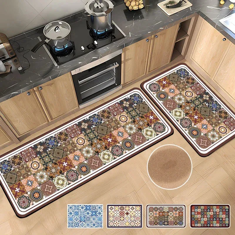 Super Absorbent, Non-slip Kitchen Floor Rug