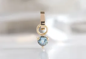 The Aquamarine Birthstone Charm