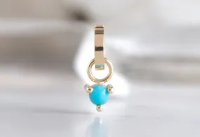 The Turquoise Birthstone Charm