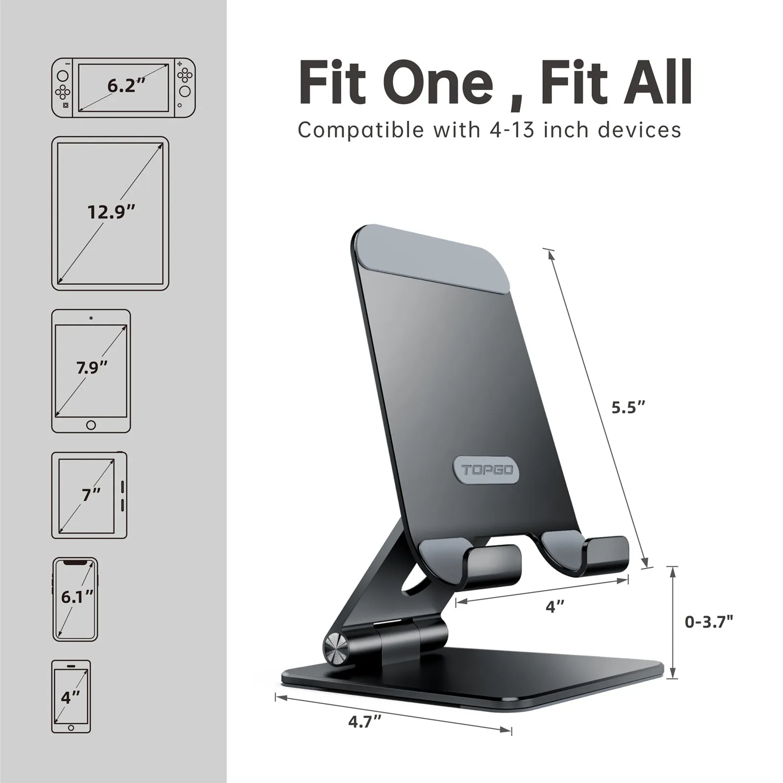 TOPGO Foldable Tablet Stand PS1