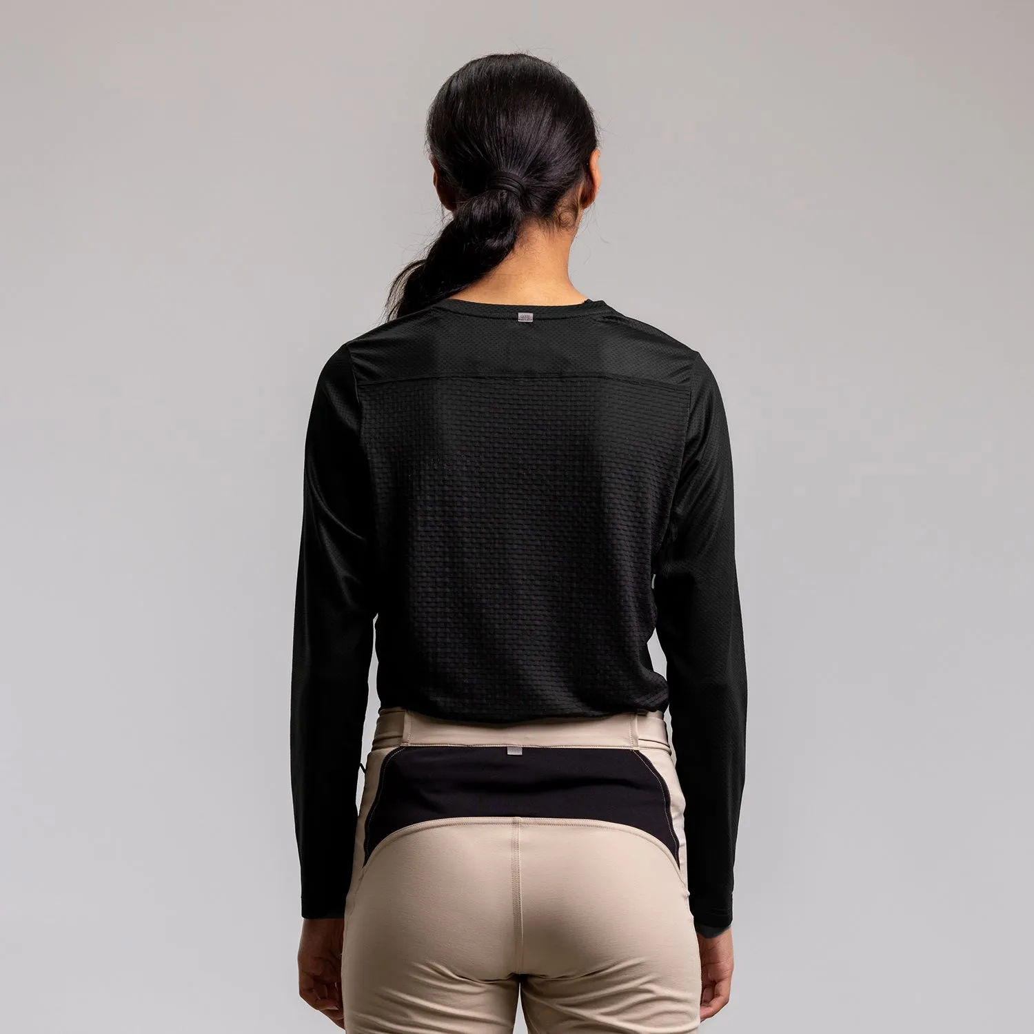 Traverse Long Sleeve Jersey - Women's BLACK