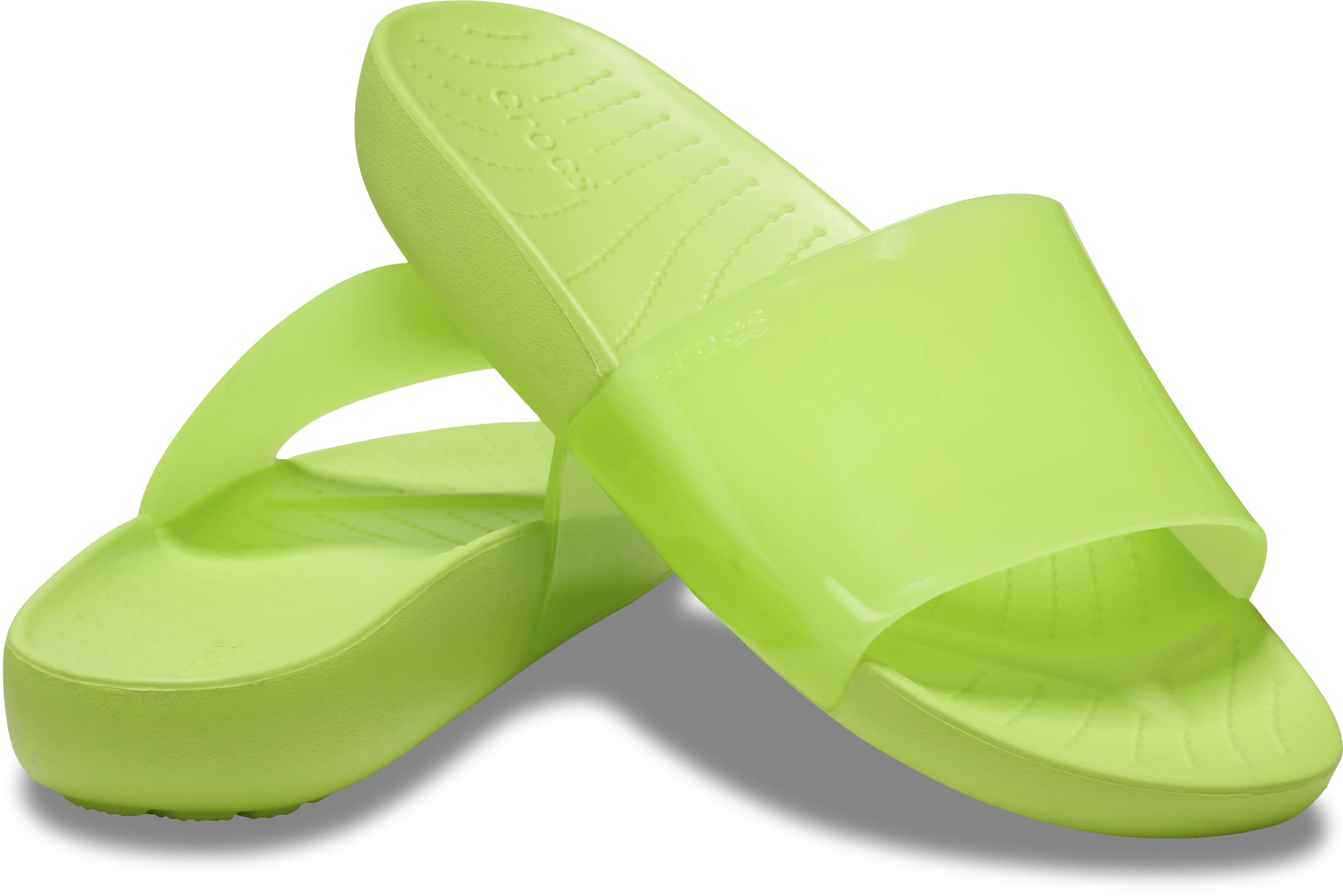 WOMEN CROCS SPLASH GLOSSY SLIDE