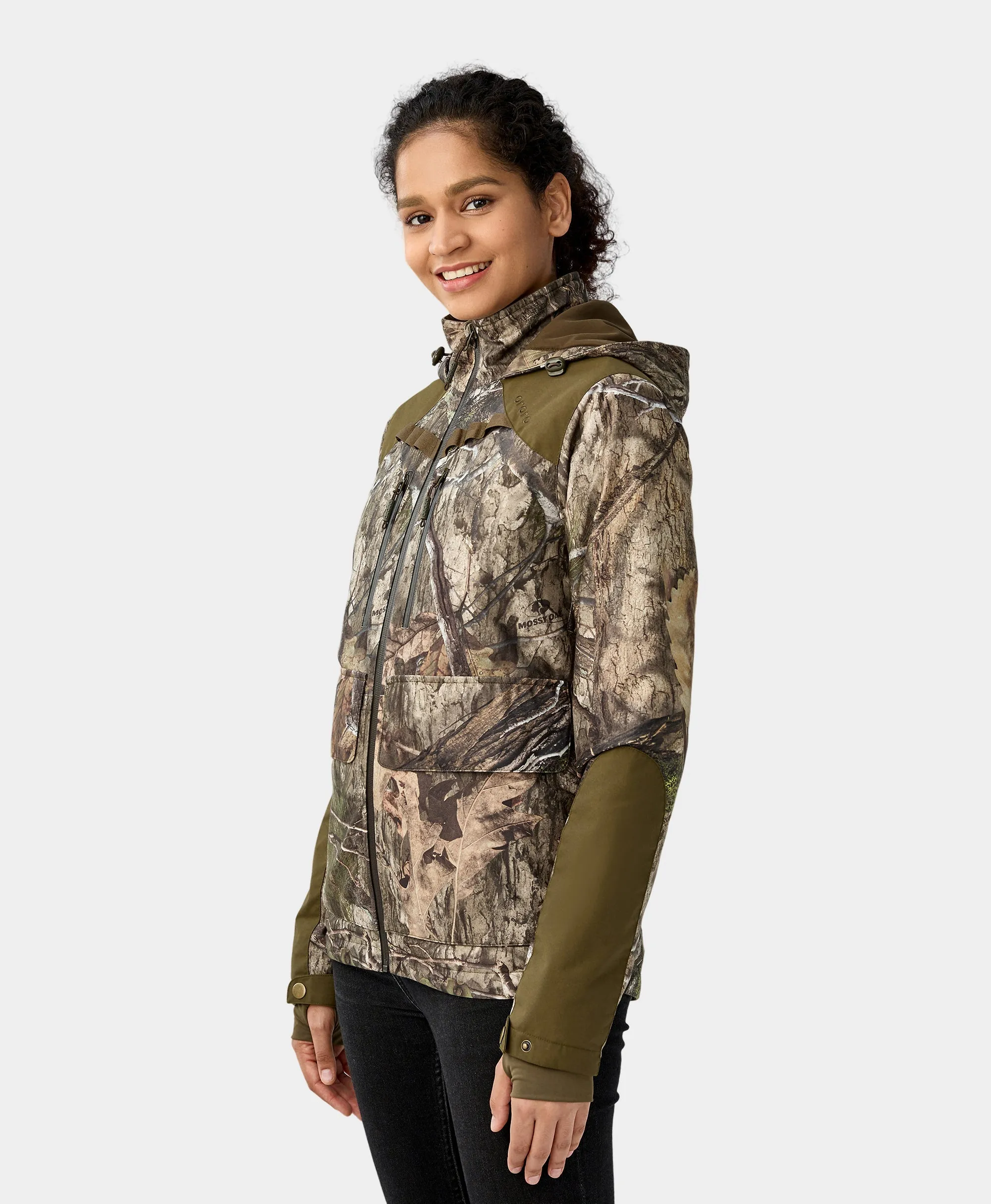 Women's Heated Hunting Jacket - Camouflage, Mossy Oak® Country DNA (Apparel Only)