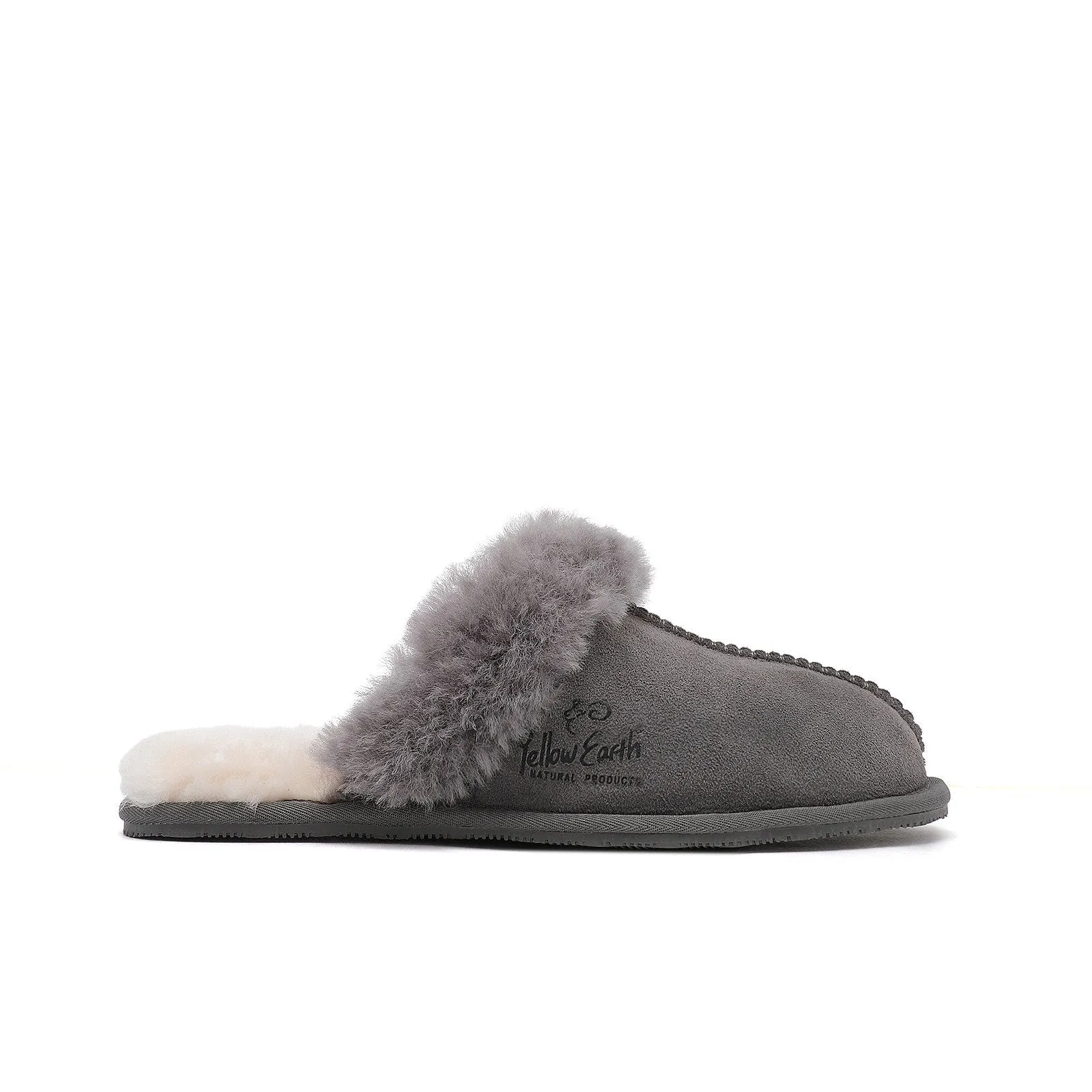 Women's Scuff - Australian Sheepskin UGG Slippers - Flexible Rubber Sole